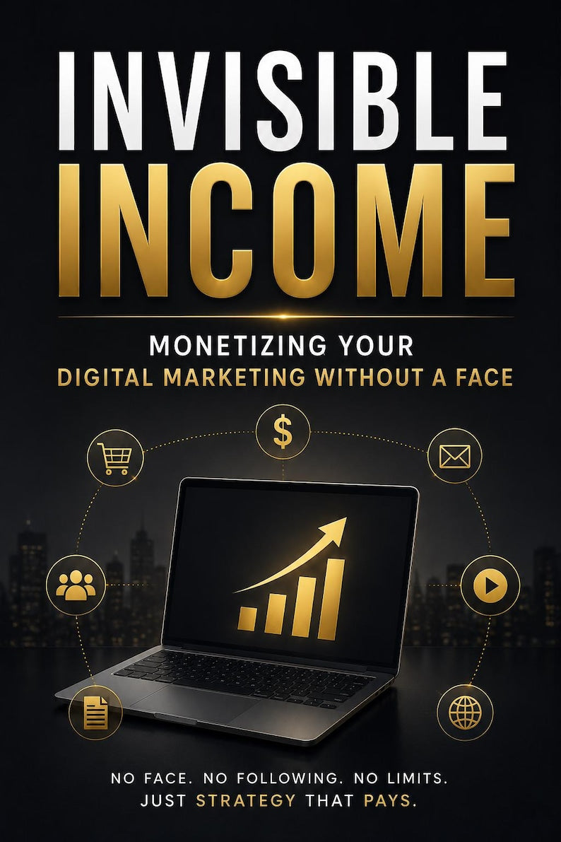 The Complete Guide To Faceless Digital Marketing Ebook with PLR and MRR, Learn and Resell Done-For-You Faceless Marketing Guide
